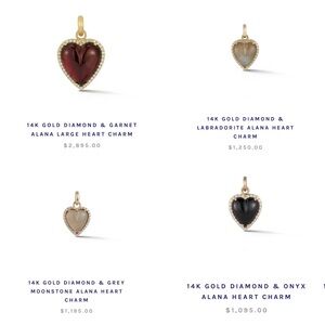 Rare Authentic Storrow Alana Set of 4 with Free Lapis Charm at Full Price.
